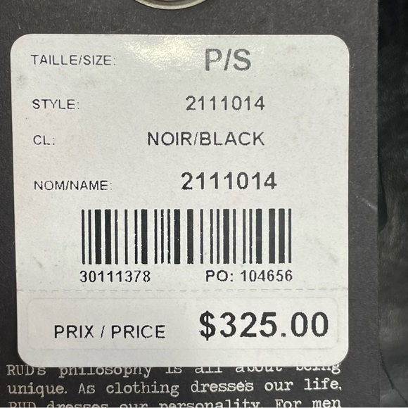 Rud Styled Rudsak Winter Coat Size Small Minimalist Capsule Classy NWT - Picture 15 of 16